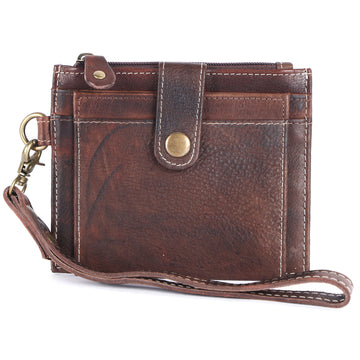 Never Mind Nmbgm133D Wallet Vintage Handmade Genuine Cowhide Leather Women Bag Western Handbag Purse